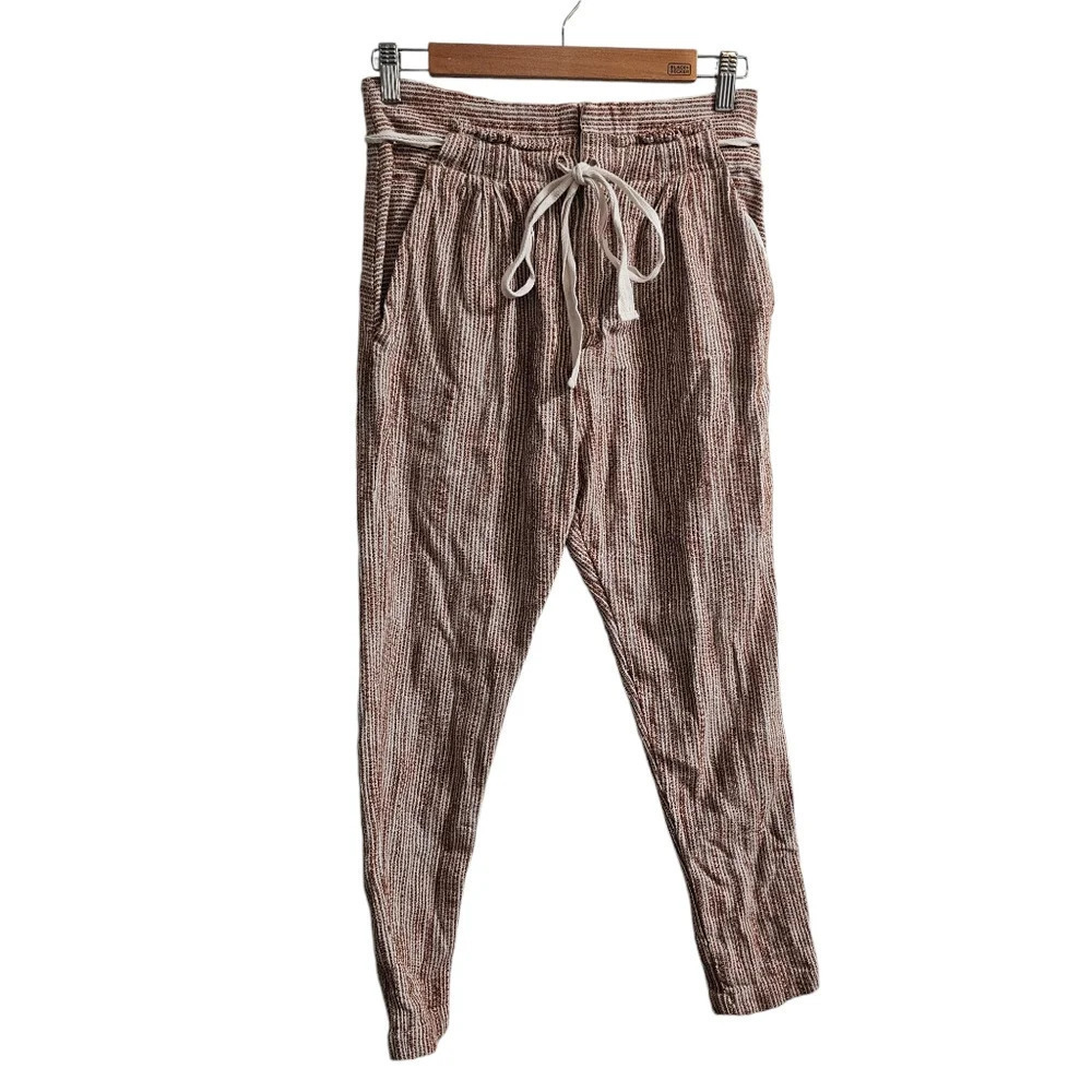 FREE PEOPLE Light at Sunrise Pant in Beige Size 2